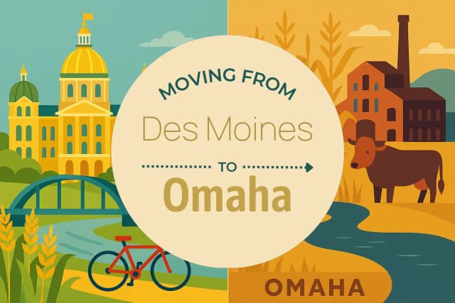 Moving from Des Moines to Omaha