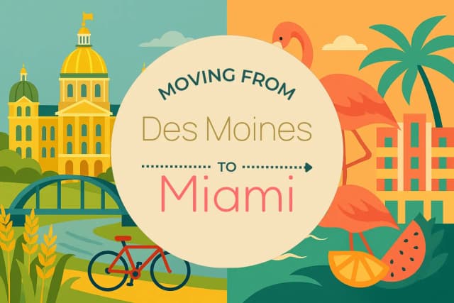 Moving from Des Moines to Miami