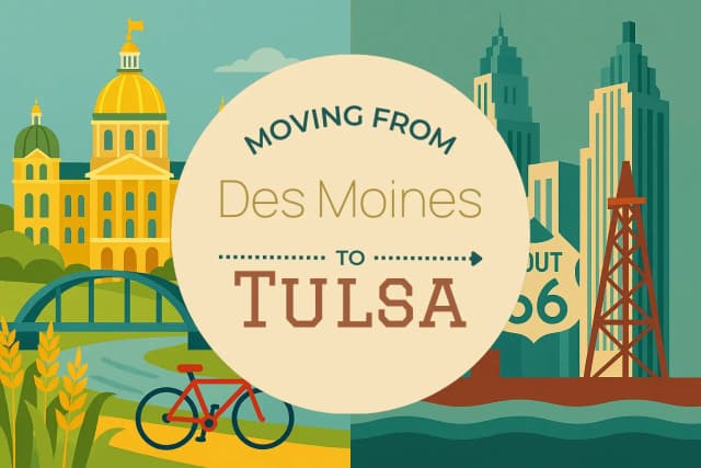 Moving from Des Moines to Tulsa