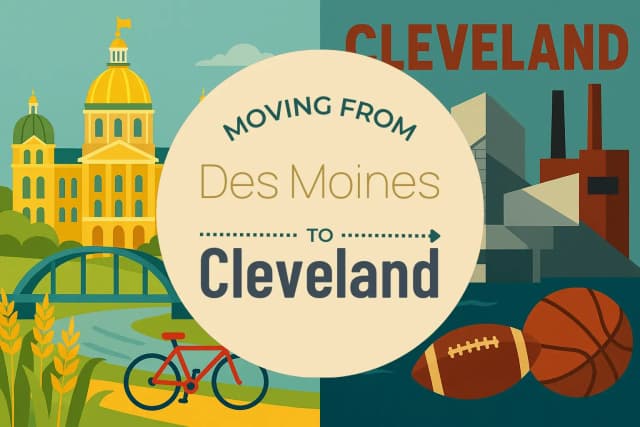 Moving from Des Moines to Cleveland