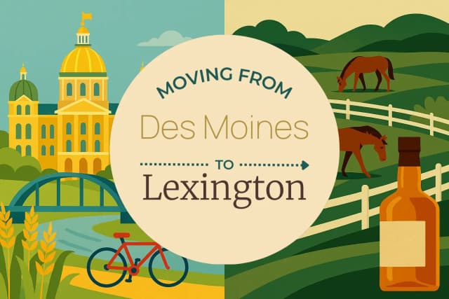 Moving from Des Moines to Lexington
