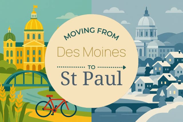 Moving from Des Moines to St. Paul