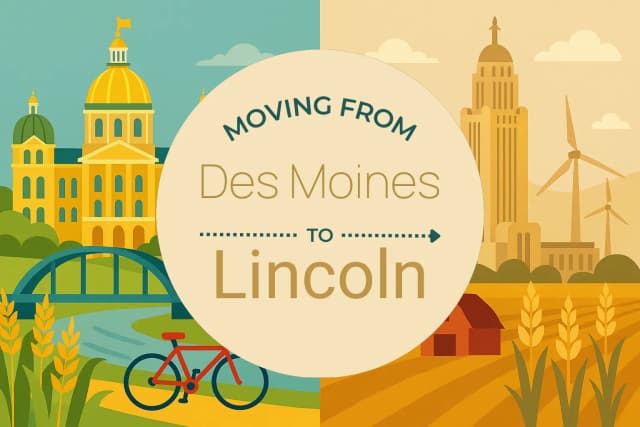 Moving from Des Moines to Lincoln