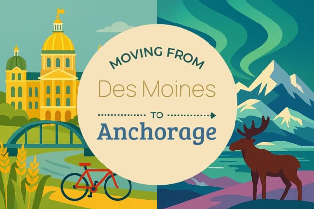 Moving from Des Moines to Anchorage