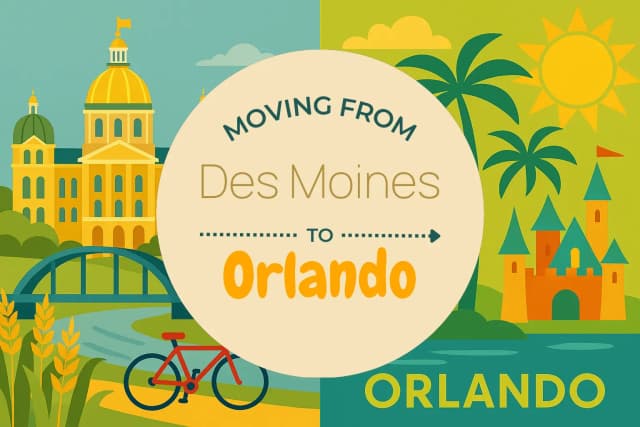 Moving from Des Moines to Orlando