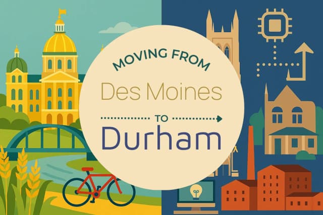 Moving from Des Moines to Durham