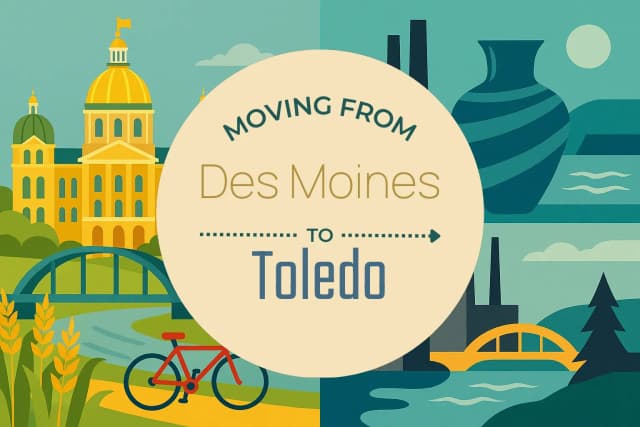 Moving from Des Moines to Toledo