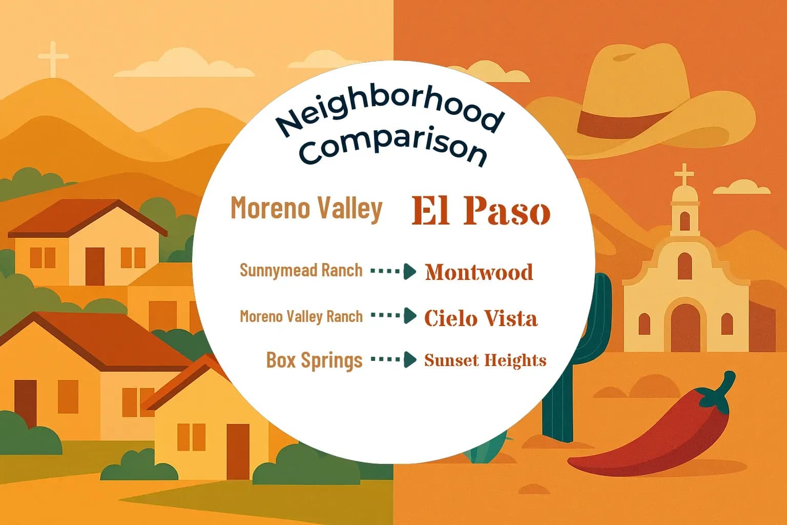 Moreno Valley vs El Paso Neighborhood Comparison