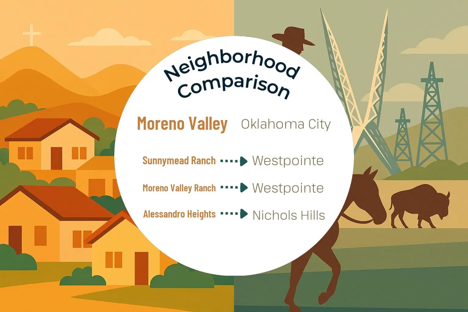 Moreno Valley vs Oklahoma City Neighborhood Comparison