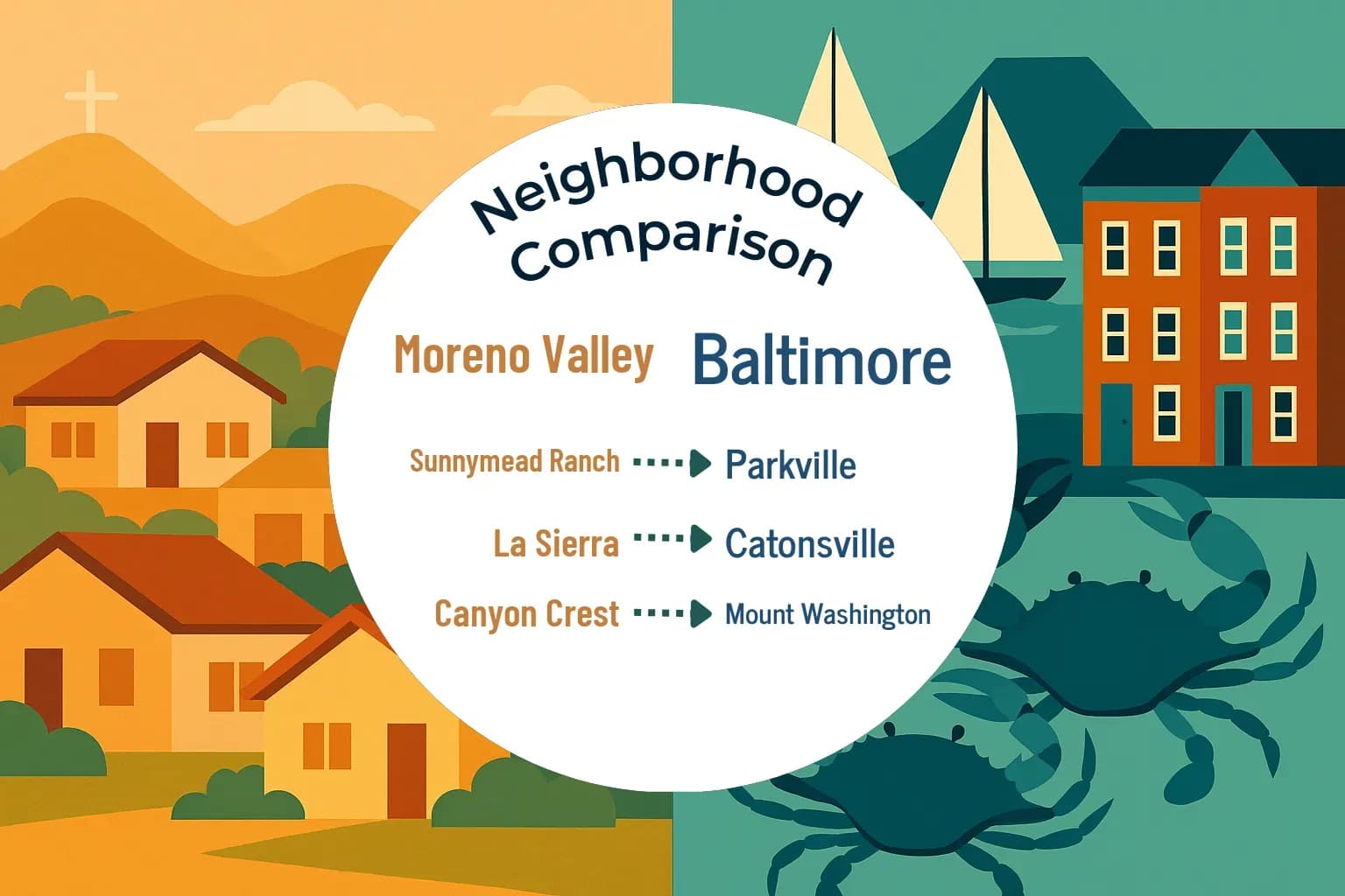 Moreno Valley vs Baltimore Neighborhood Comparison