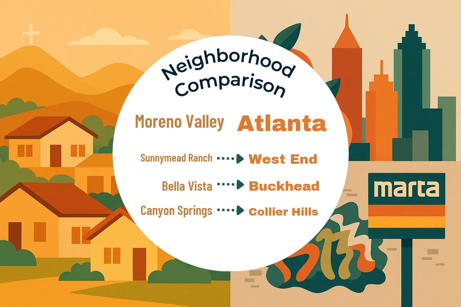 Moreno Valley vs Atlanta Neighborhood Comparison