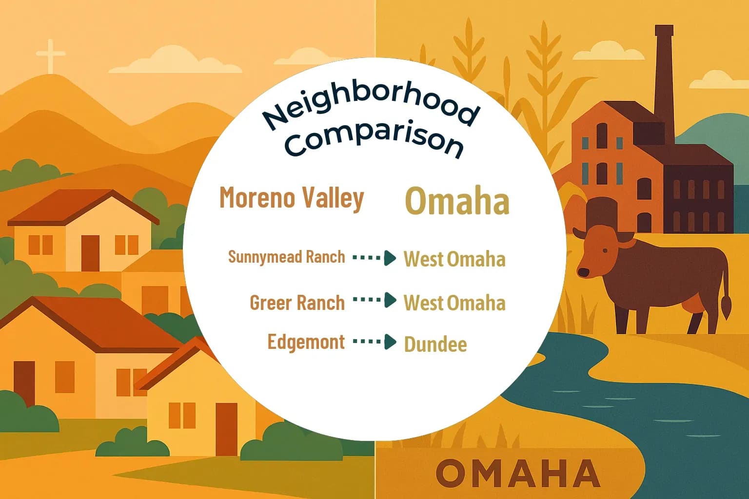 Moreno Valley vs Omaha Neighborhood Comparison