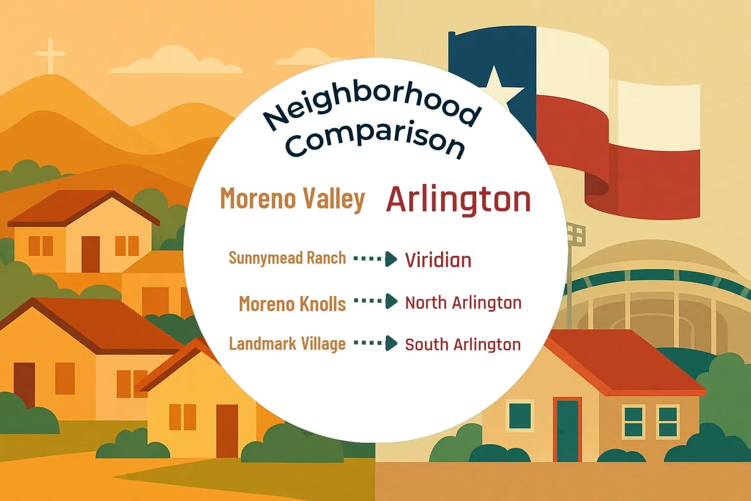 Moreno Valley vs Arlington Neighborhood Comparison