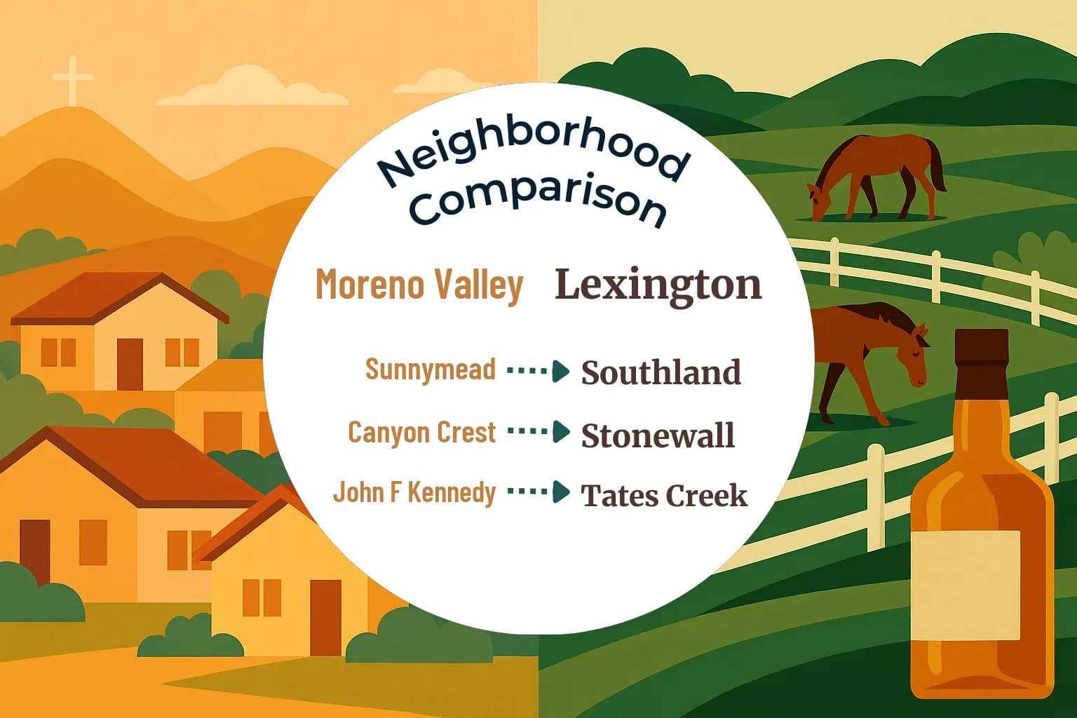 Moreno Valley vs Lexington Neighborhood Comparison