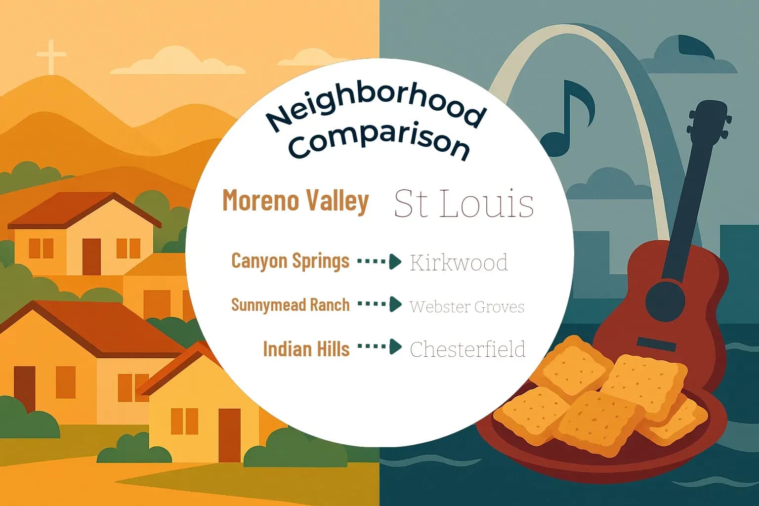 Moreno Valley vs St. Louis Neighborhood Comparison