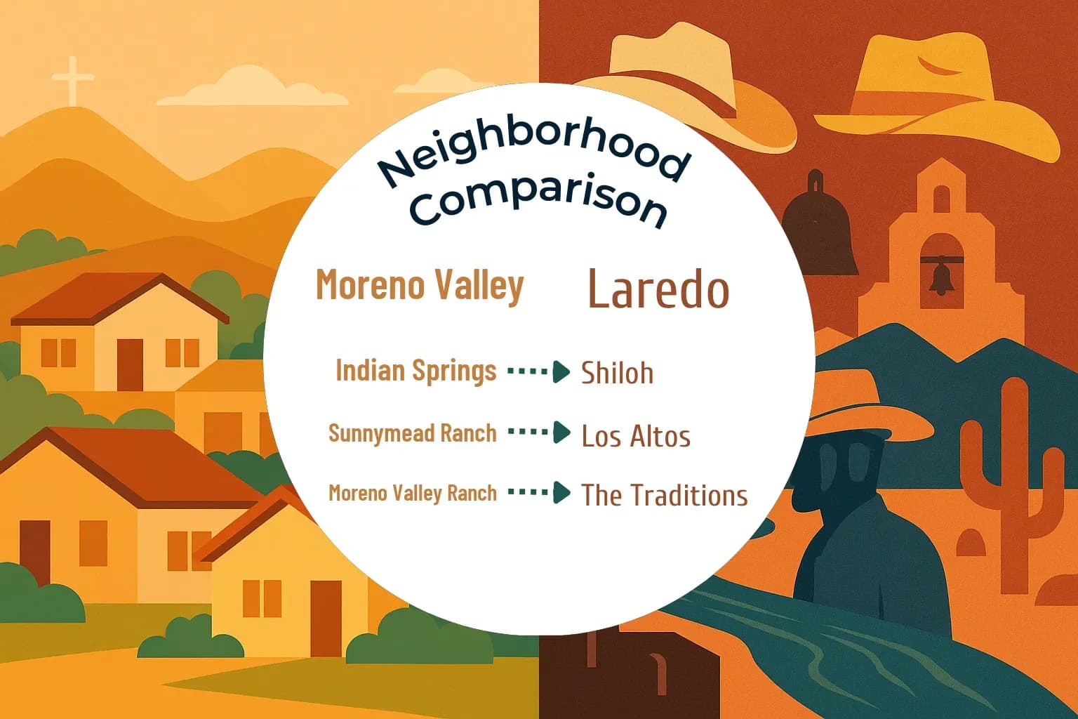 Moreno Valley vs Laredo Neighborhood Comparison