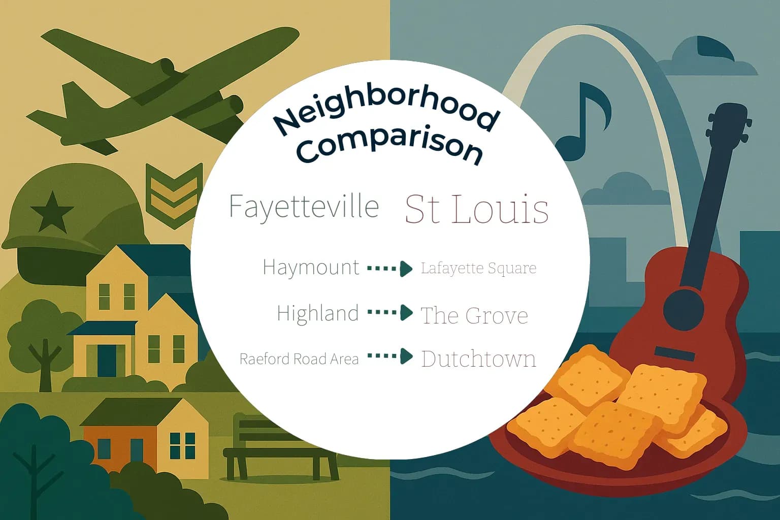 Fayetteville vs St. Louis Neighborhood Comparison