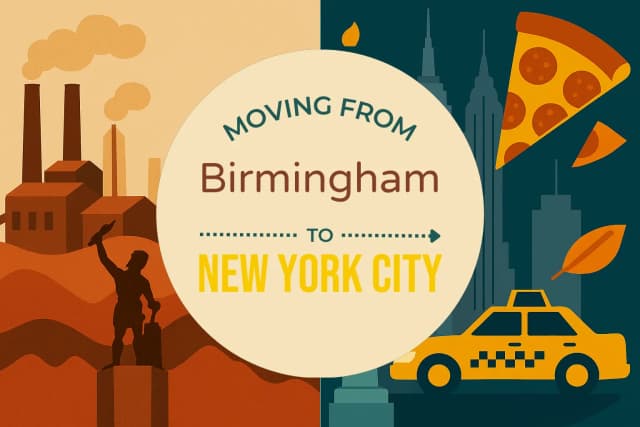 Moving from Birmingham to New York City
