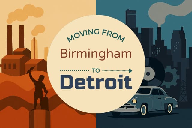 Moving from Birmingham to Detroit