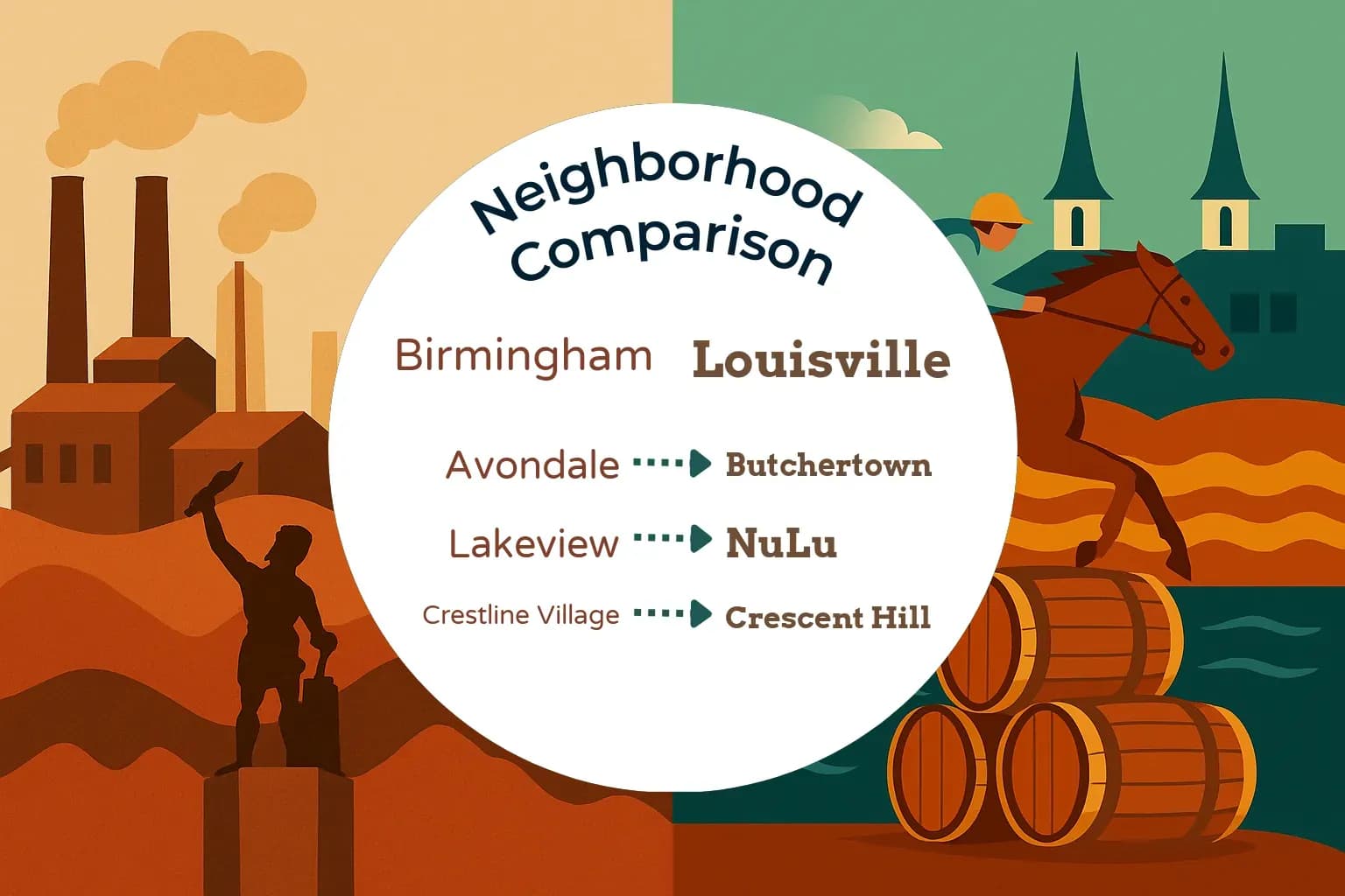Birmingham vs Louisville Neighborhood Comparison