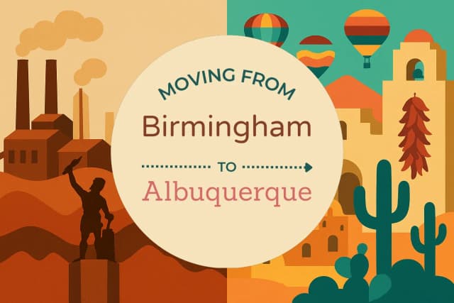 Moving from Birmingham to Albuquerque