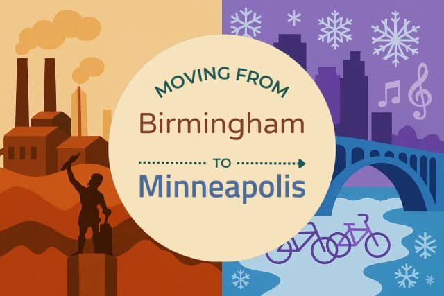 Moving from Birmingham to Minneapolis