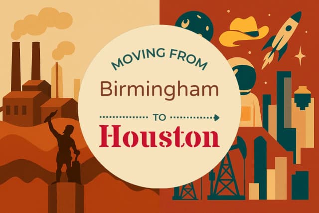 Moving from Birmingham to Houston