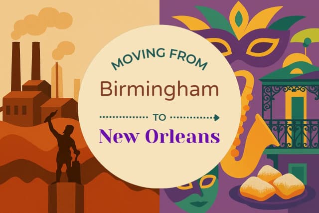 Moving from Birmingham to New Orleans
