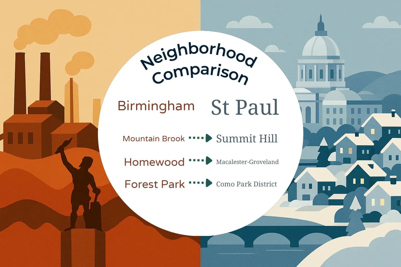 Birmingham vs St. Paul Neighborhood Comparison