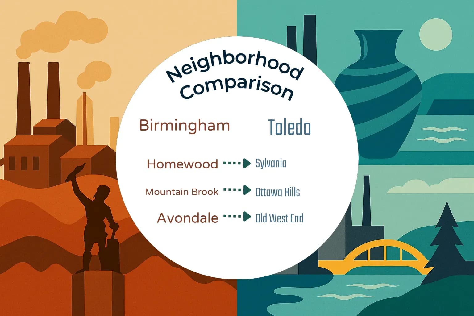 Birmingham vs Toledo Neighborhood Comparison