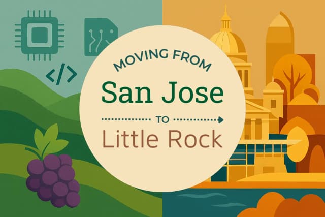 Moving from San Jose to Little Rock