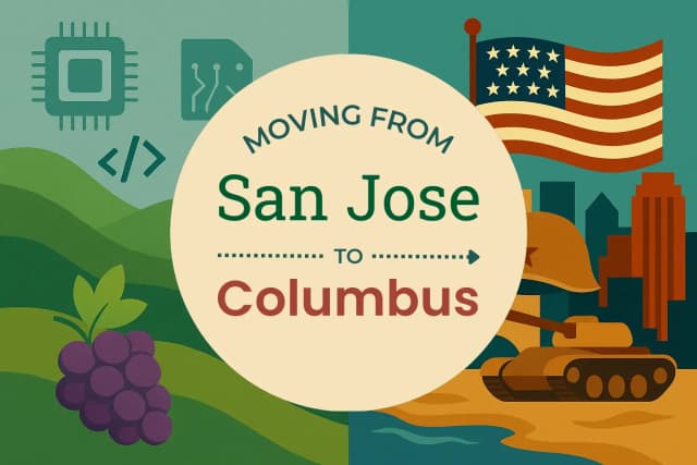 Moving from San Jose to Columbus