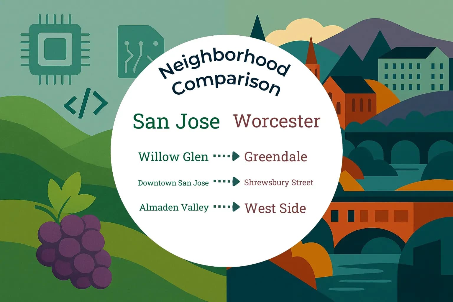 San Jose vs Worcester Neighborhood Comparison