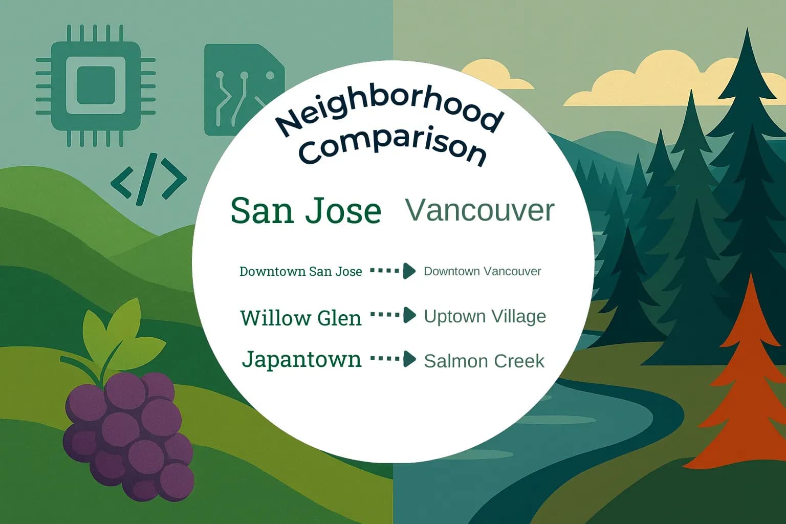 San Jose vs Vancouver Neighborhood Comparison