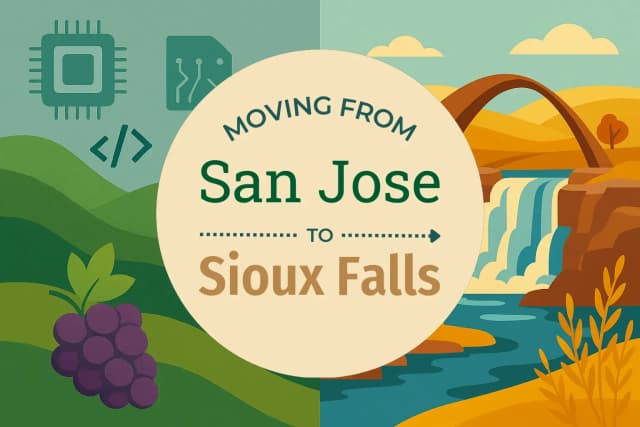 Moving from San Jose to Sioux Falls