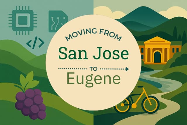 Moving from San Jose to Eugene