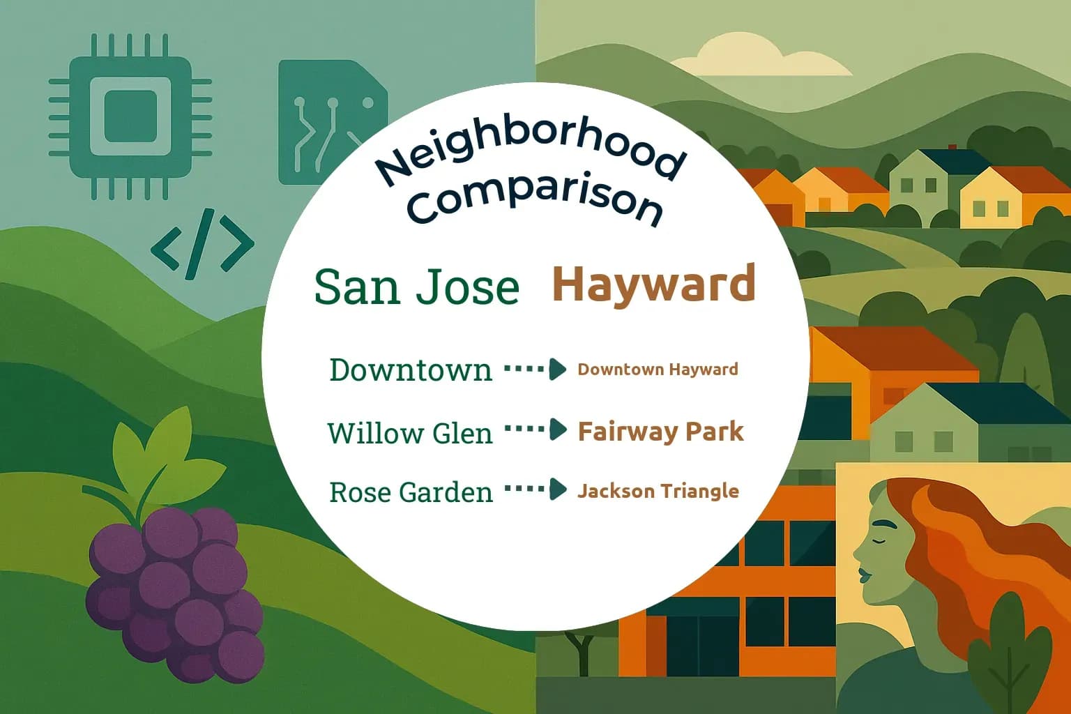 San Jose vs Hayward Neighborhood Comparison