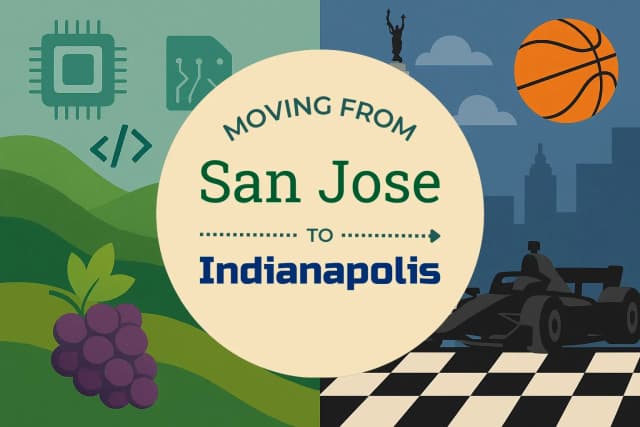 Moving from San Jose to Indianapolis