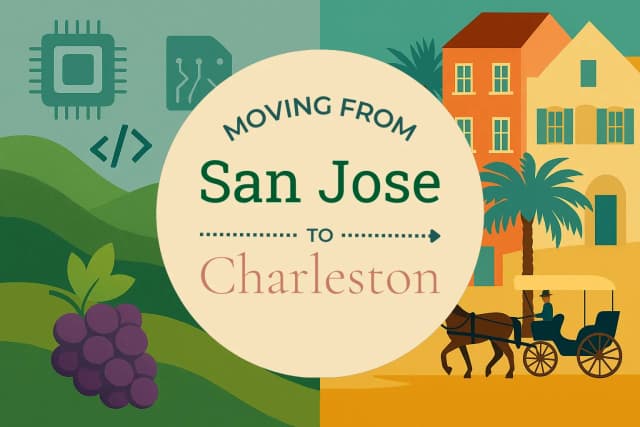 Moving from San Jose to Charleston