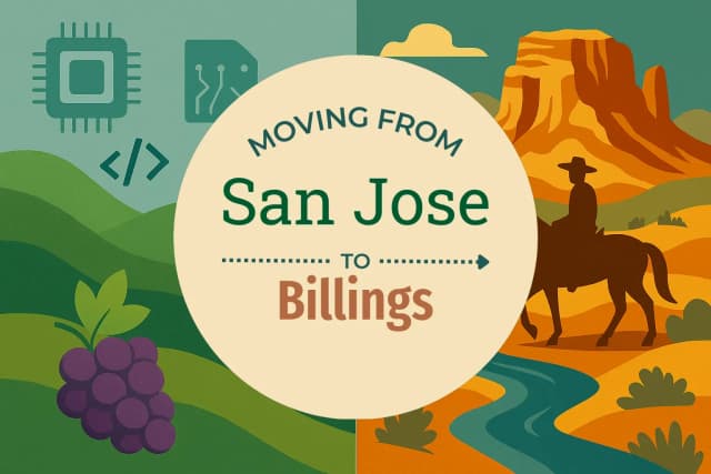 Moving from San Jose to Billings