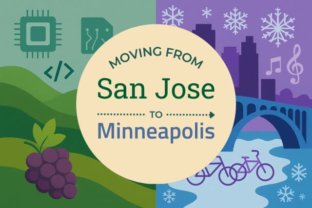 Moving from San Jose to Minneapolis
