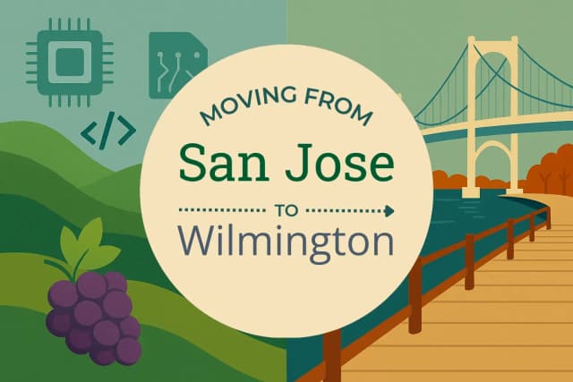 Moving from San Jose to Wilmington