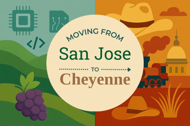 Moving from San Jose to Cheyenne