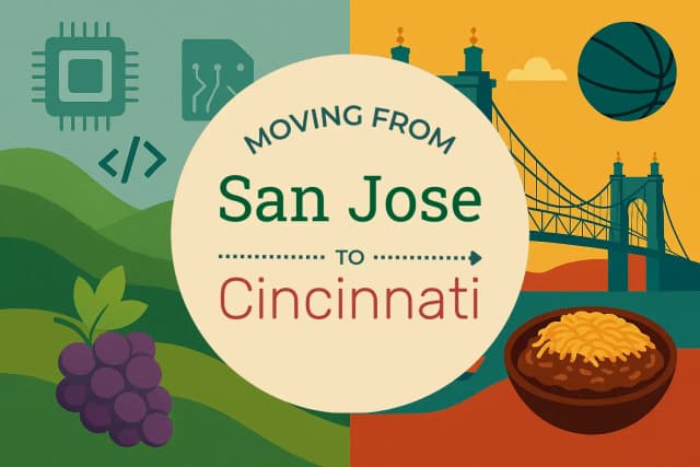 Moving from San Jose to Cincinnati
