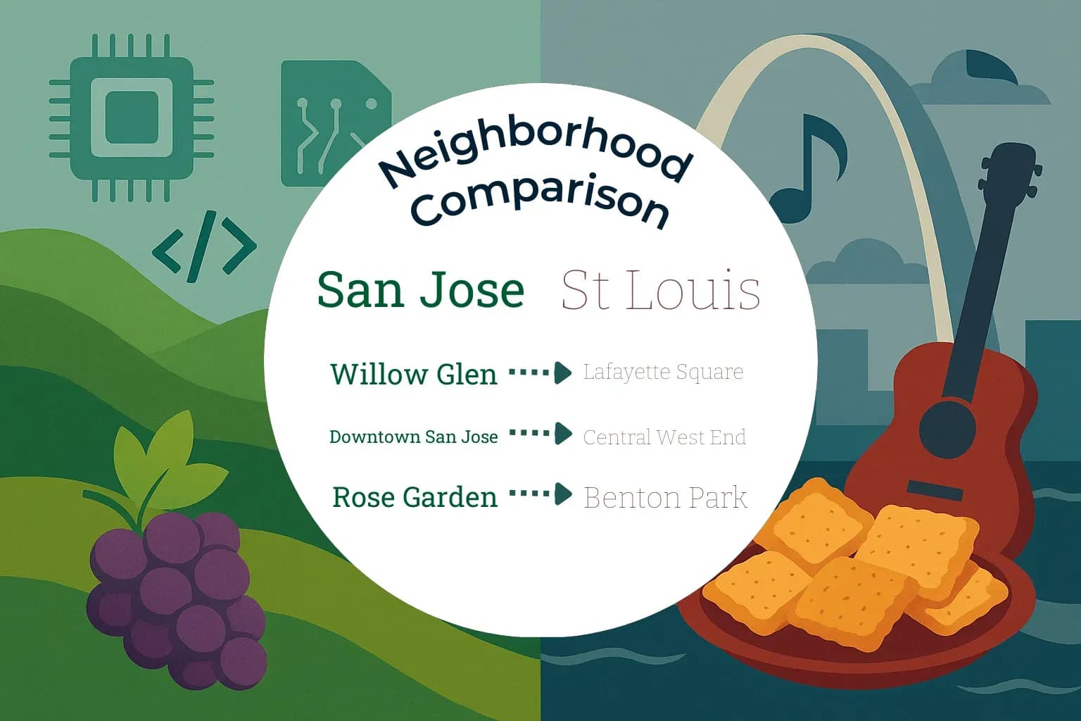 San Jose vs St. Louis Neighborhood Comparison