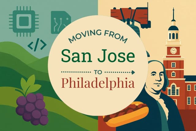 Moving from San Jose to Philadelphia