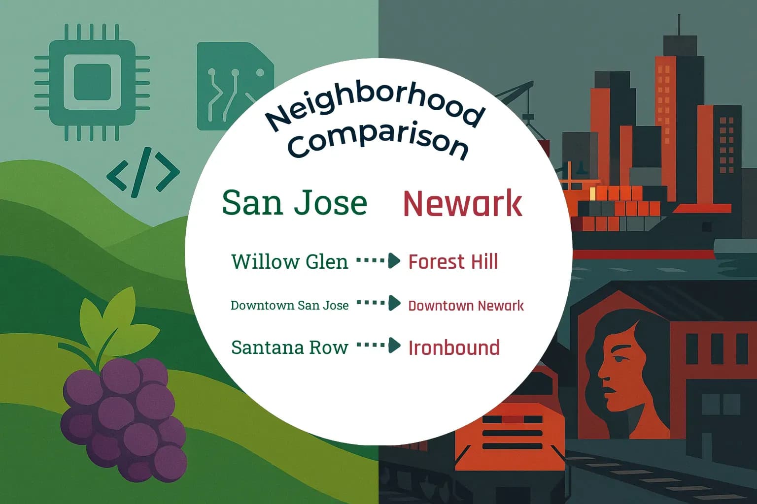 San Jose vs Newark Neighborhood Comparison
