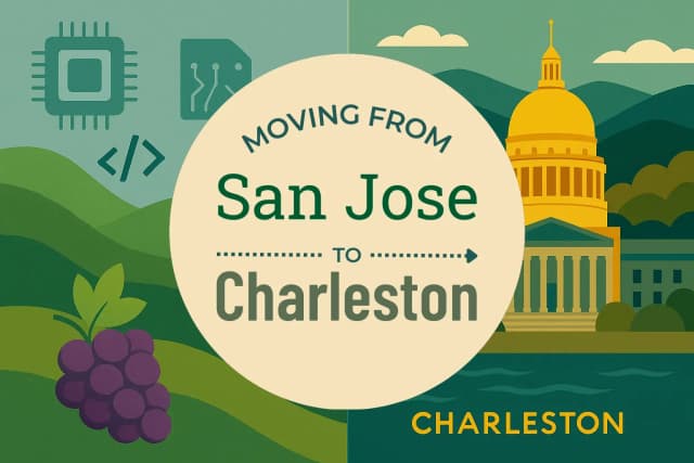 Moving from San Jose to Charleston