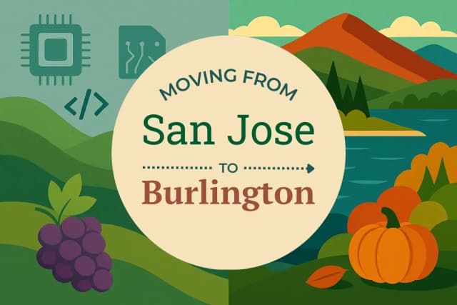 Moving from San Jose to Burlington