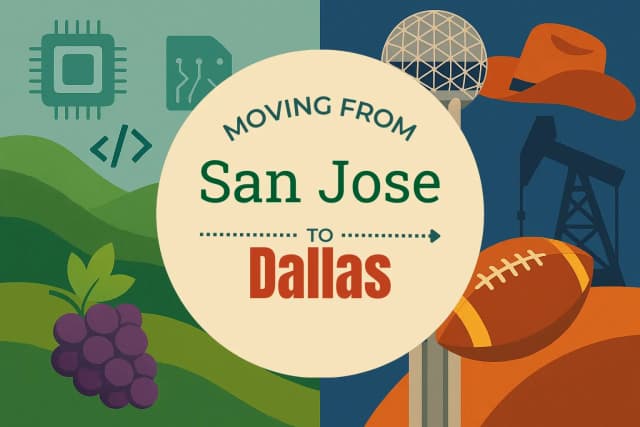 Moving from San Jose to Dallas